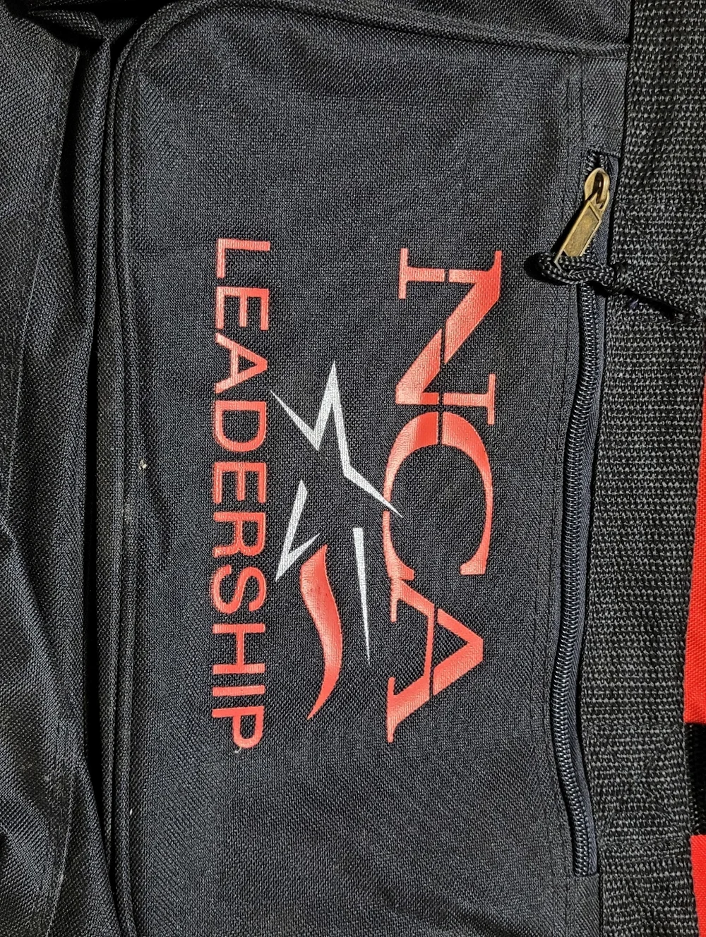 NCA Leadership Black and Red Carry Bag